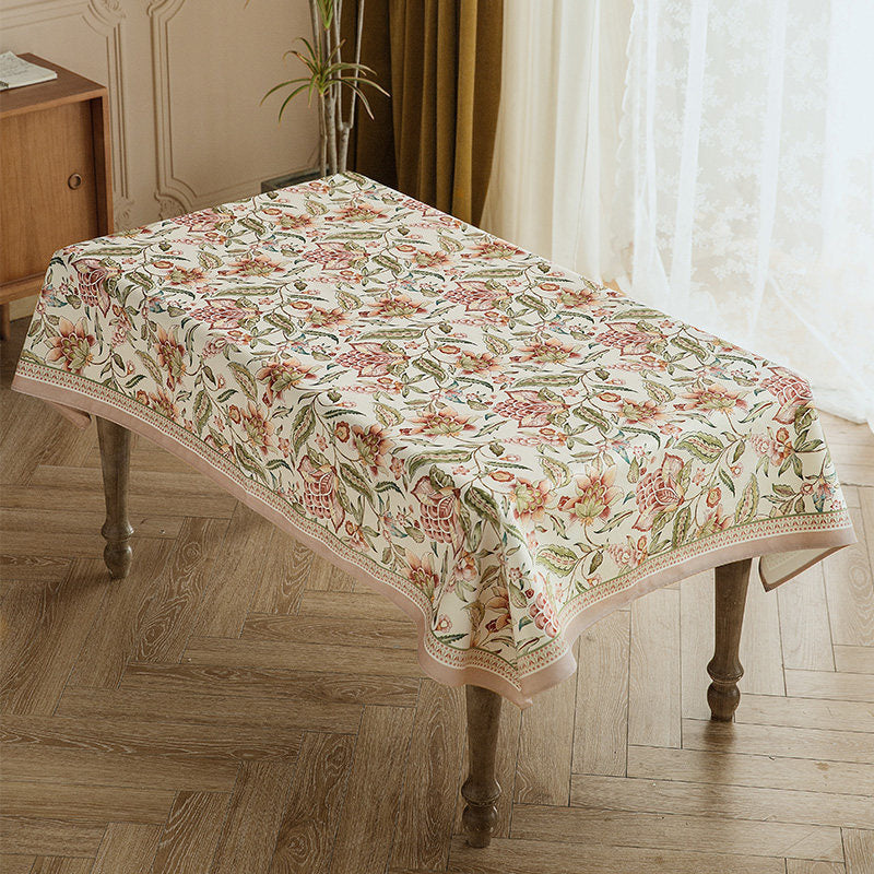 pink like a dream flower table cloth