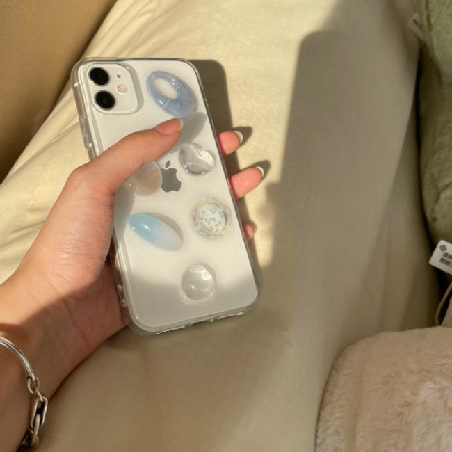 clear blue stone iPhonecase