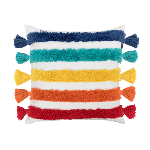 6design colorful rainbow cushion