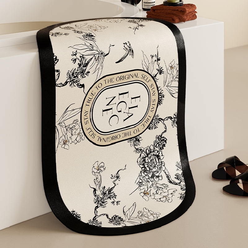 art philosopher logo bath mat