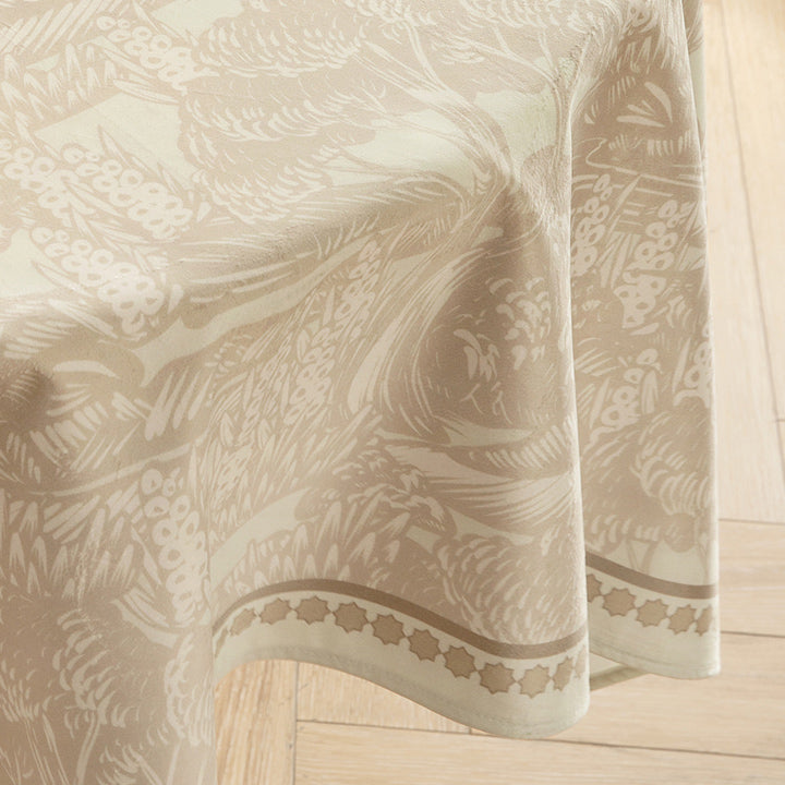 beige elegance logo table cloth