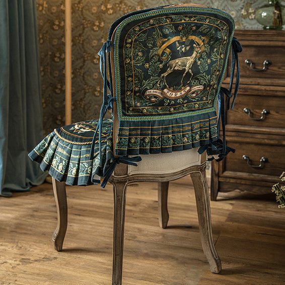 dark forest chair cover & cushion