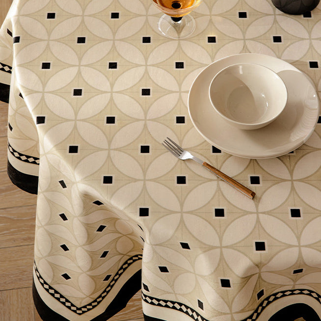 2design brown retro table cloth