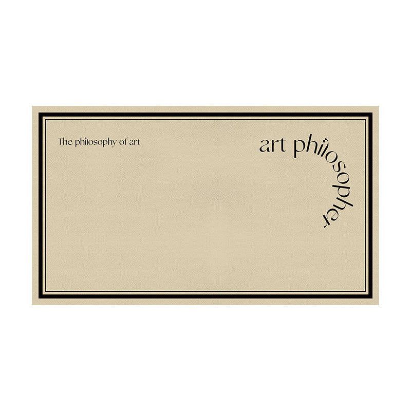 2design art philosophy square table mat