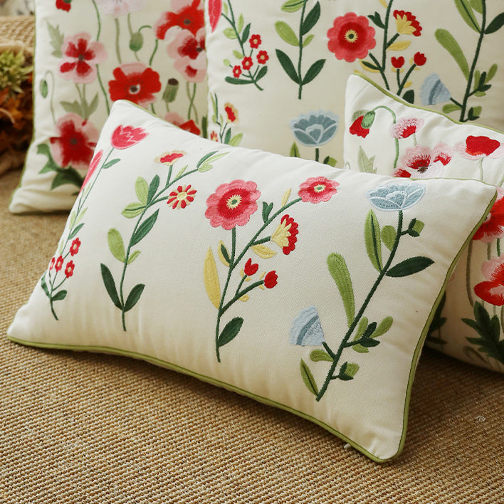 2design colorful retro flower cushion
