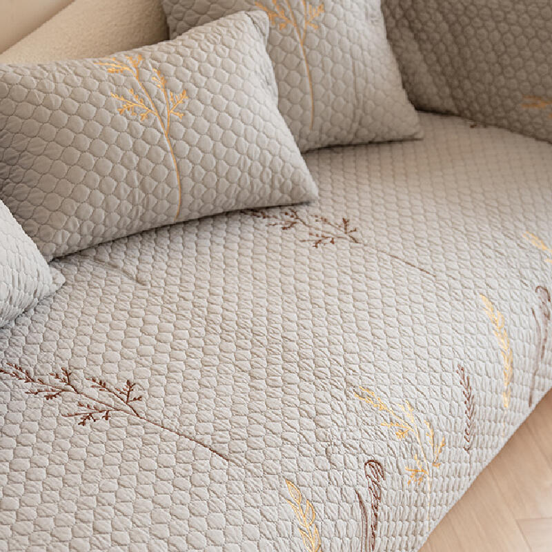 quilting grass pattern sofa cover