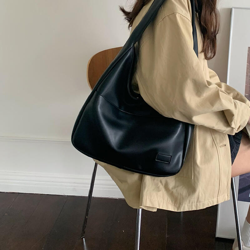 leather square tote bag