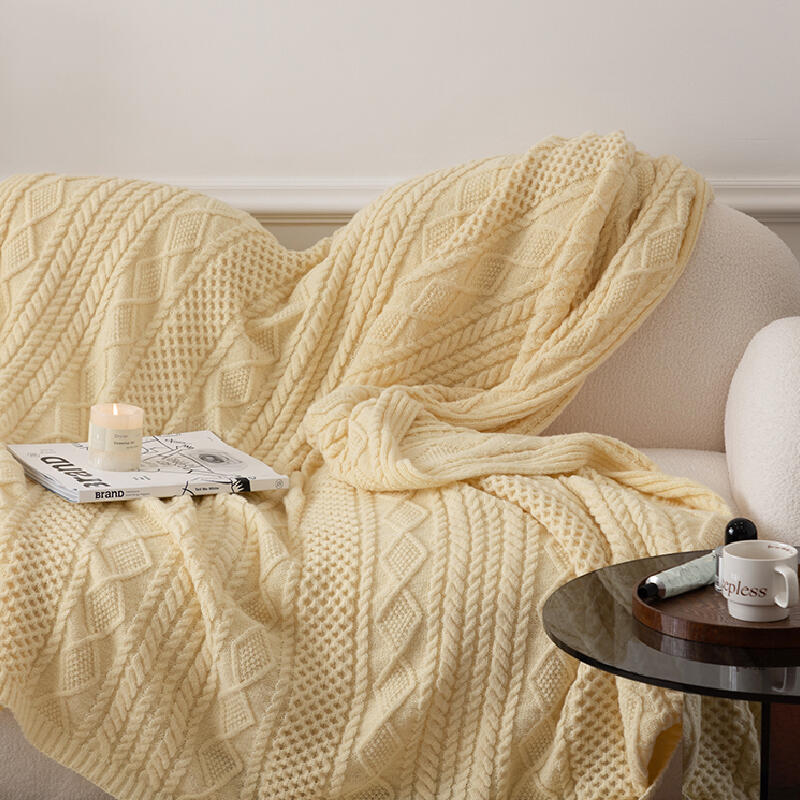 knit design sofacover