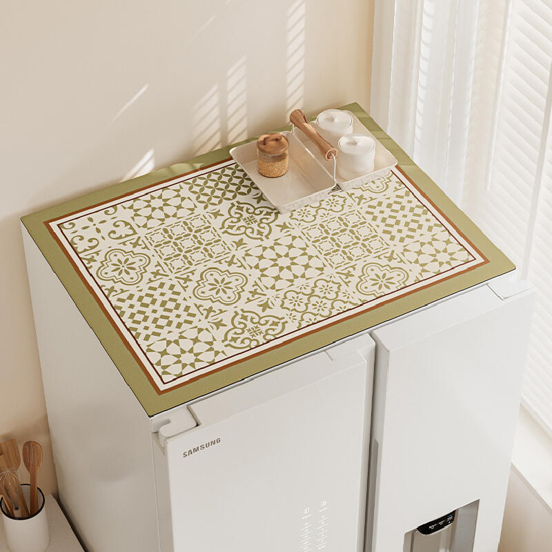 retro classical microwave cover mat