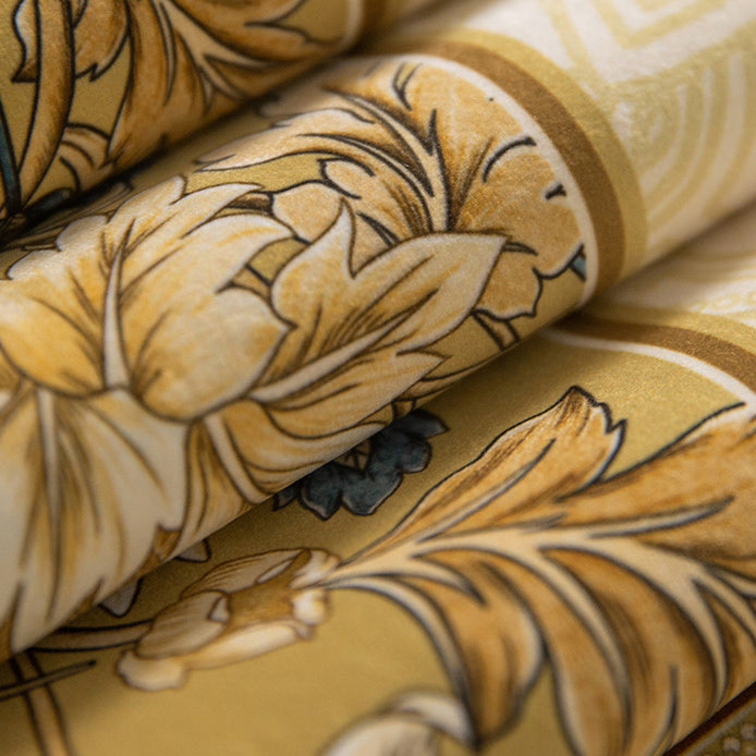 2design retro yellow flower tissue case