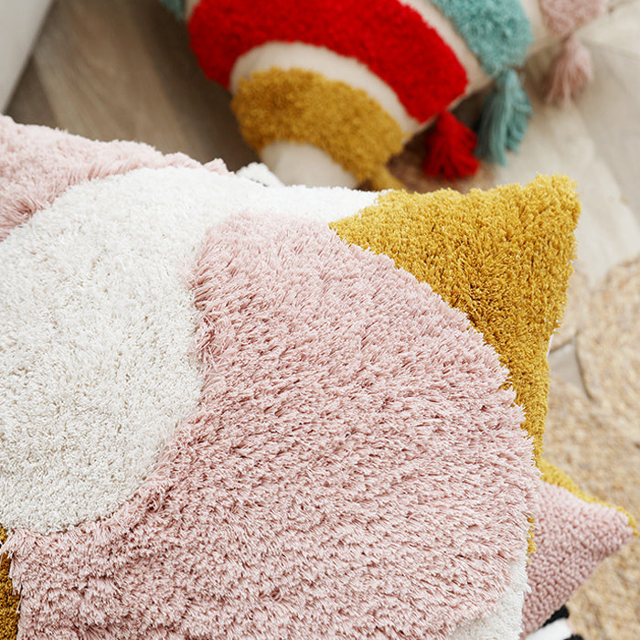 5design mottled colorful cushion