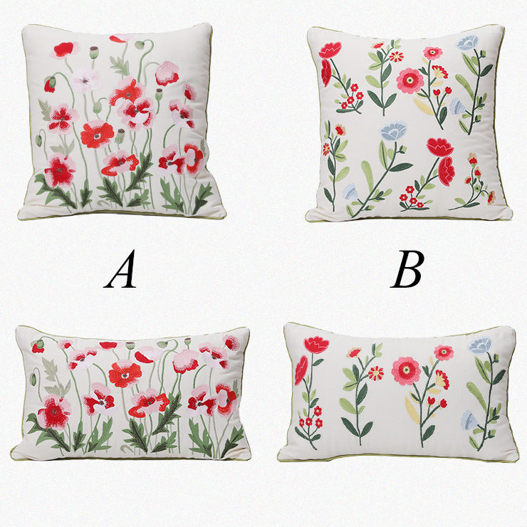 2design colorful retro flower cushion