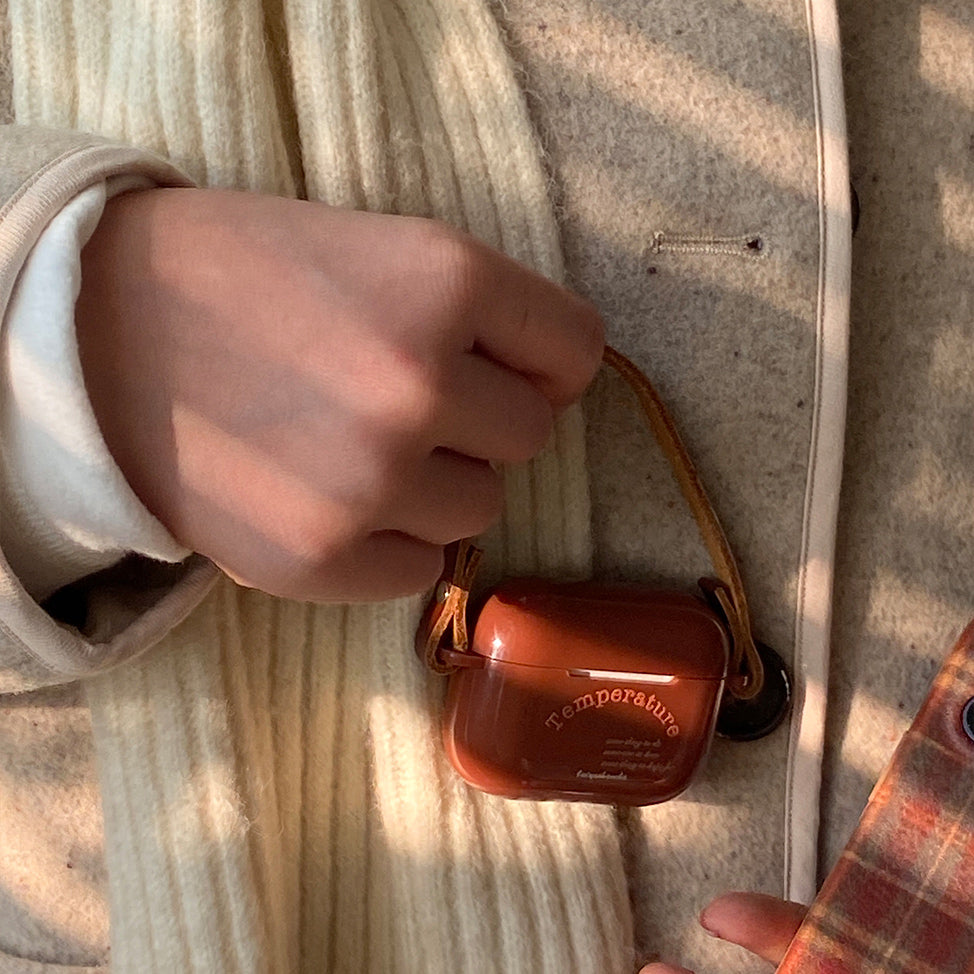leather belt Airpods case