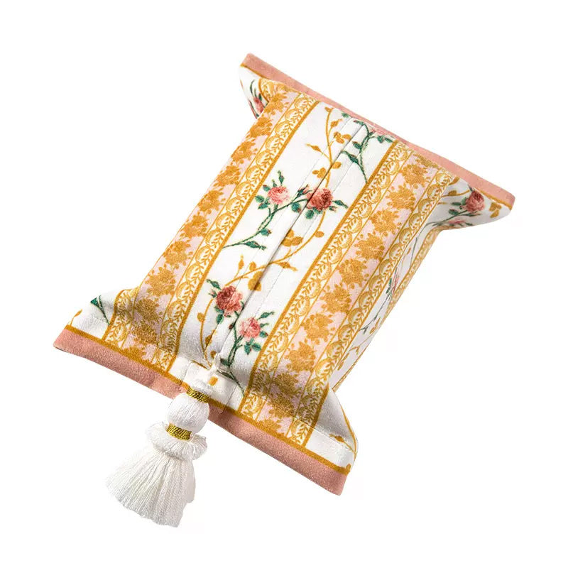 2design retro rose garden tissue case