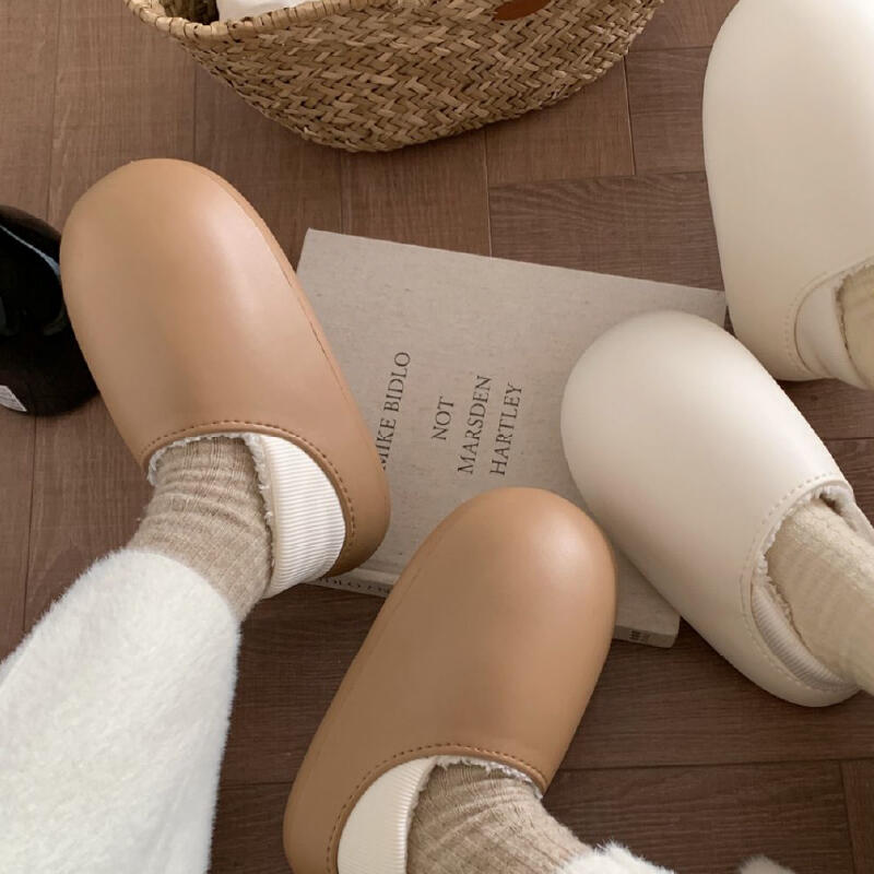 waterproof 2type fluffy roomshoes