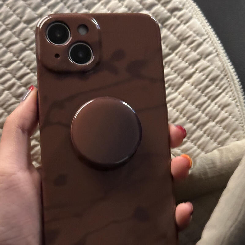 dark brown shadow iPhone case