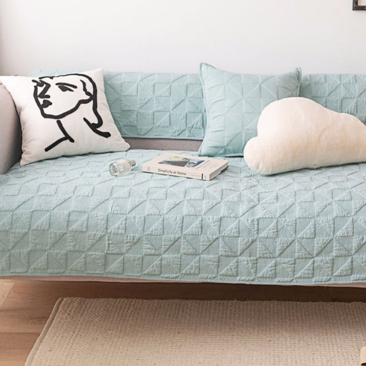6color triangle quilt sofa cover