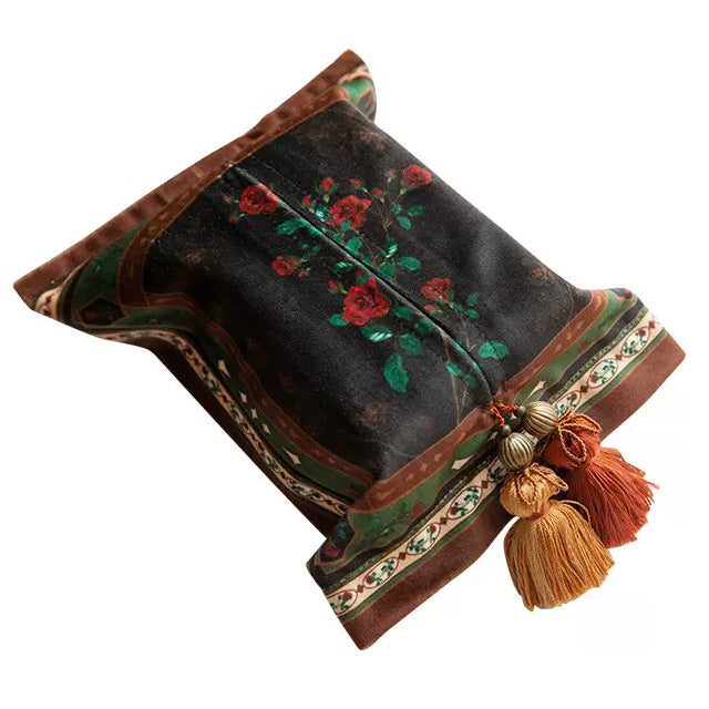 2design european rose art tissue case