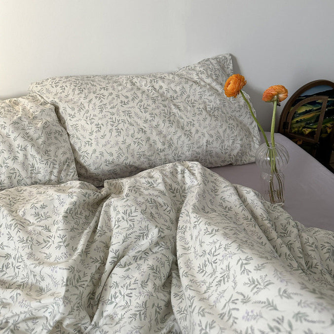 2design pale flower bedlinen set