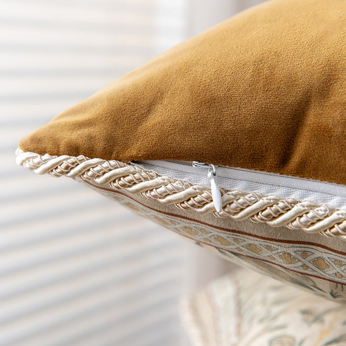 leaves art logo square cushion