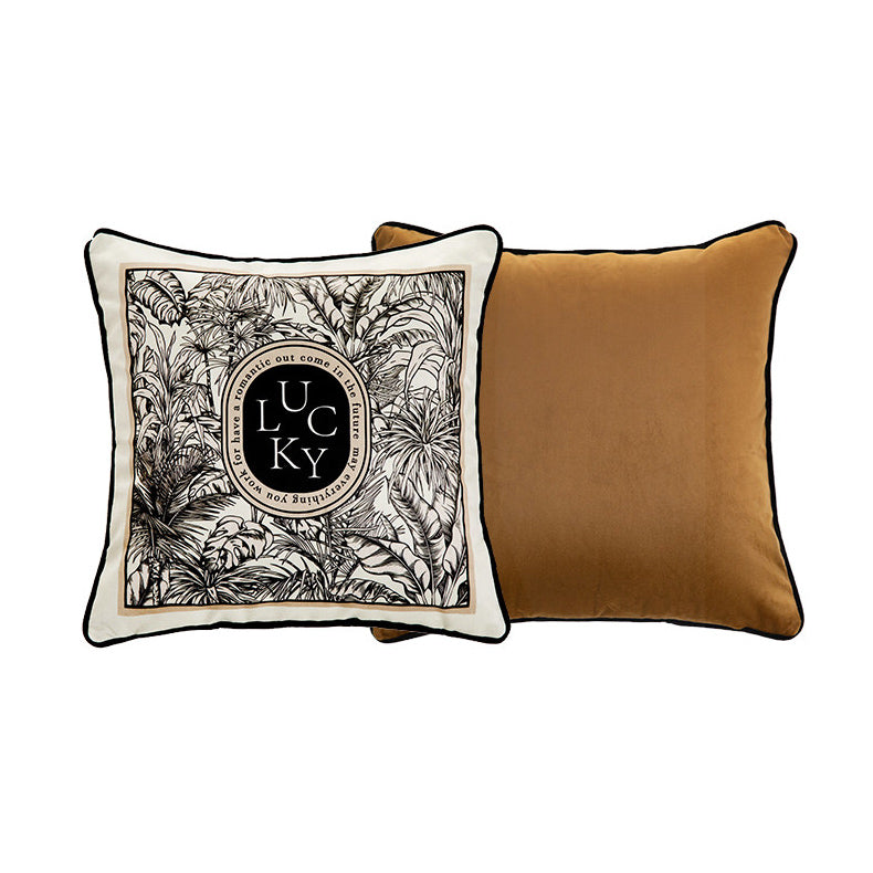 3design lucky logo luxury cushion