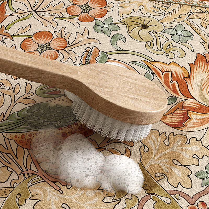 2design flower elegant bath mat