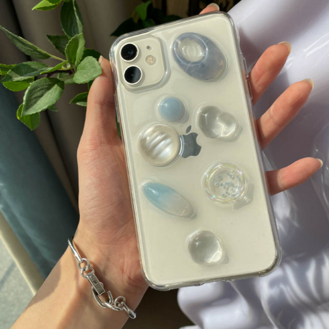 clear blue stone iPhonecase