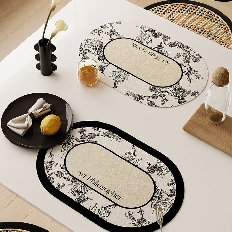 art philosopher logo place mat