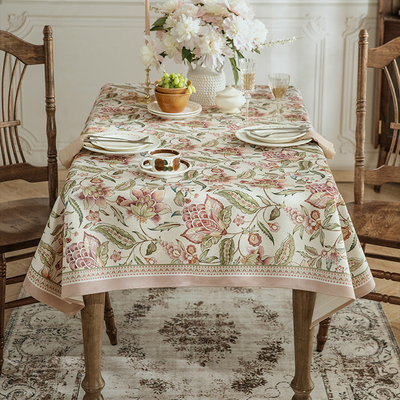 pink like a dream flower table cloth