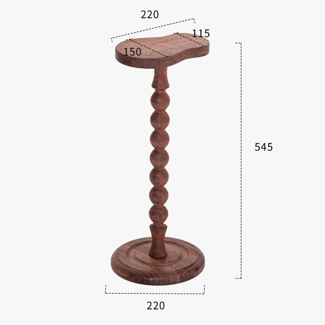 4color high wood side table