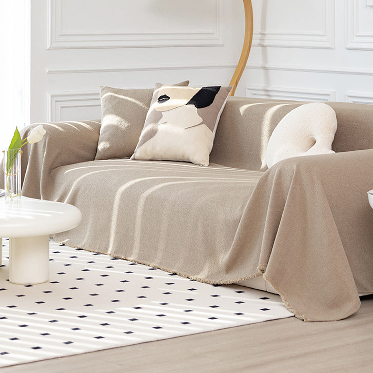 5color simple towel sofa cover