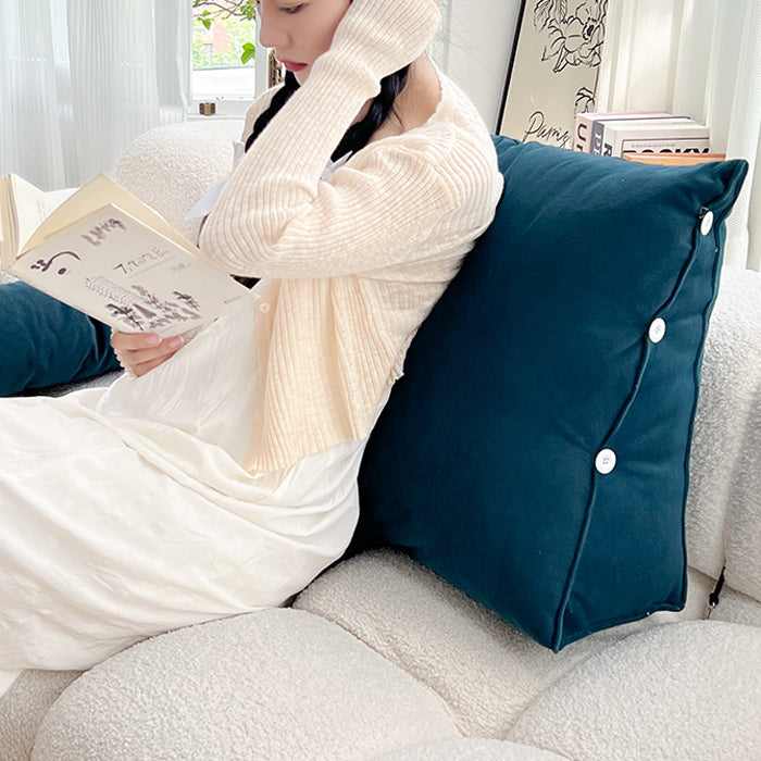 8color velvet multi backrest cushion