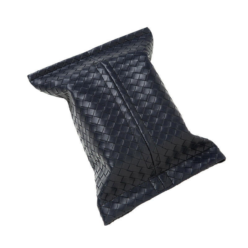 6color leather braided tissue case