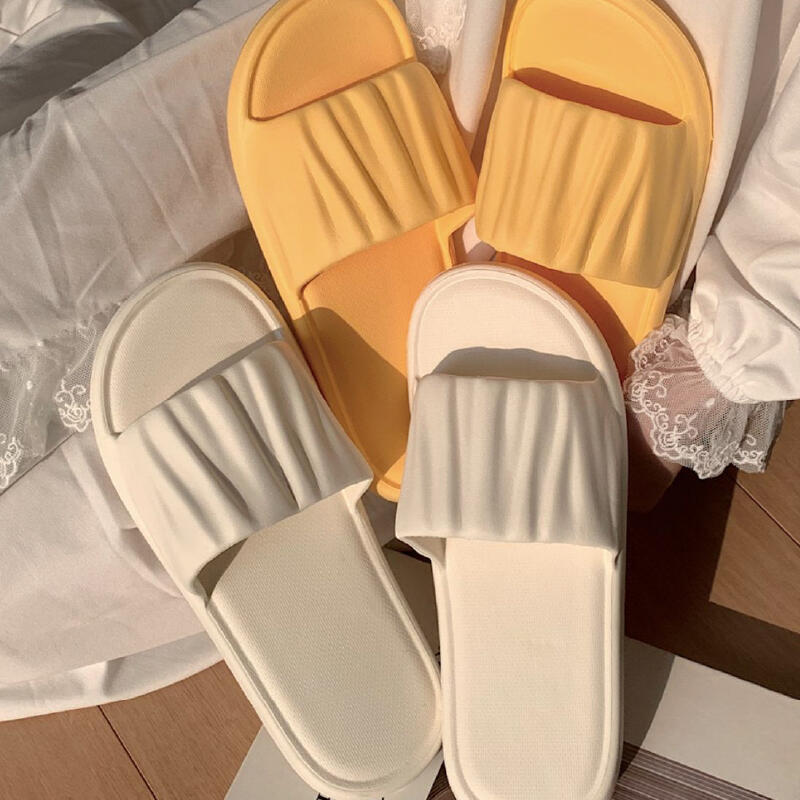 6color simple wave room shoes