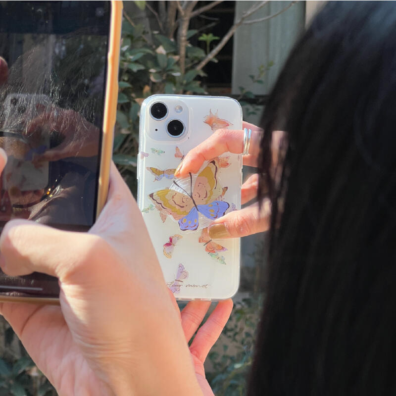 butterfly garden iPhone case