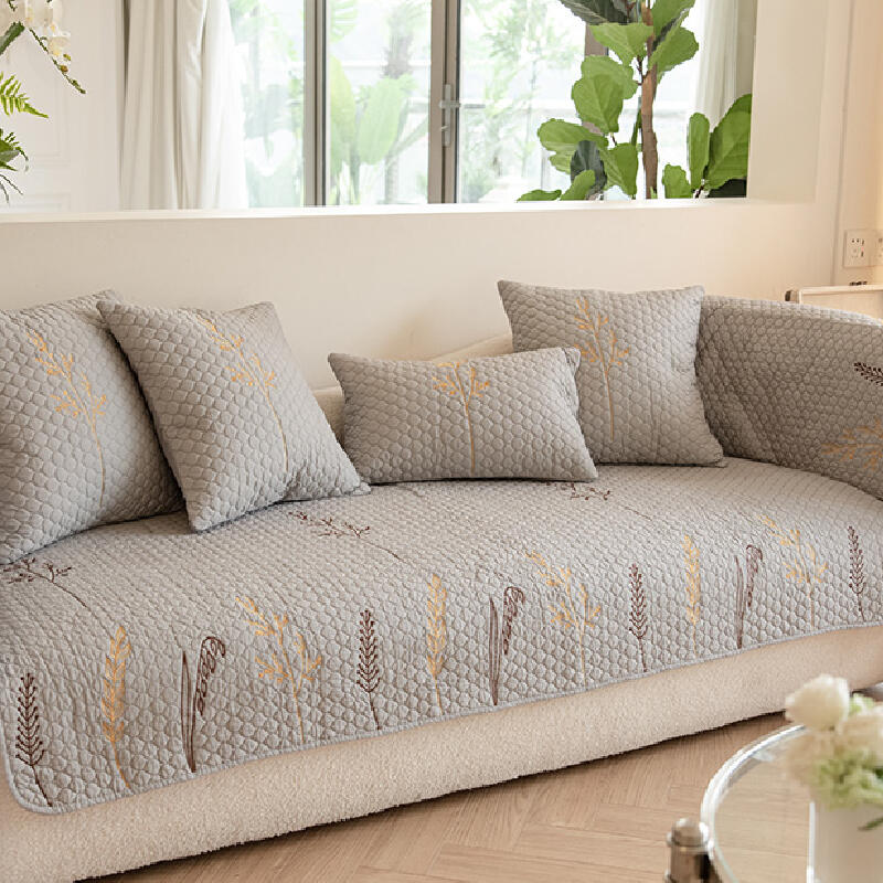 quilting grass pattern sofa cover