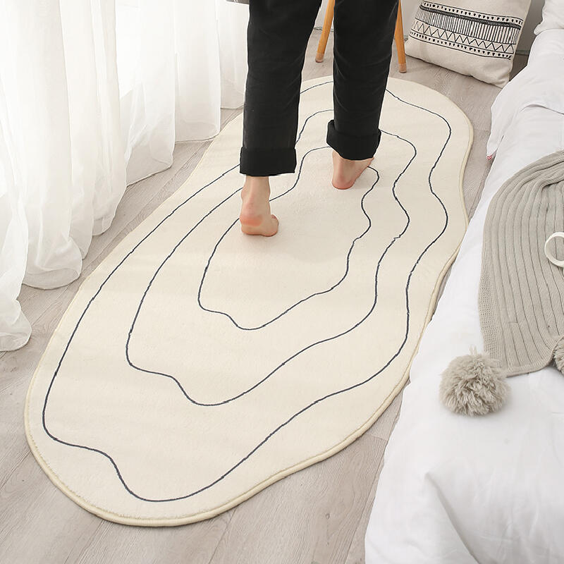 5design Irregular wave modern carpet