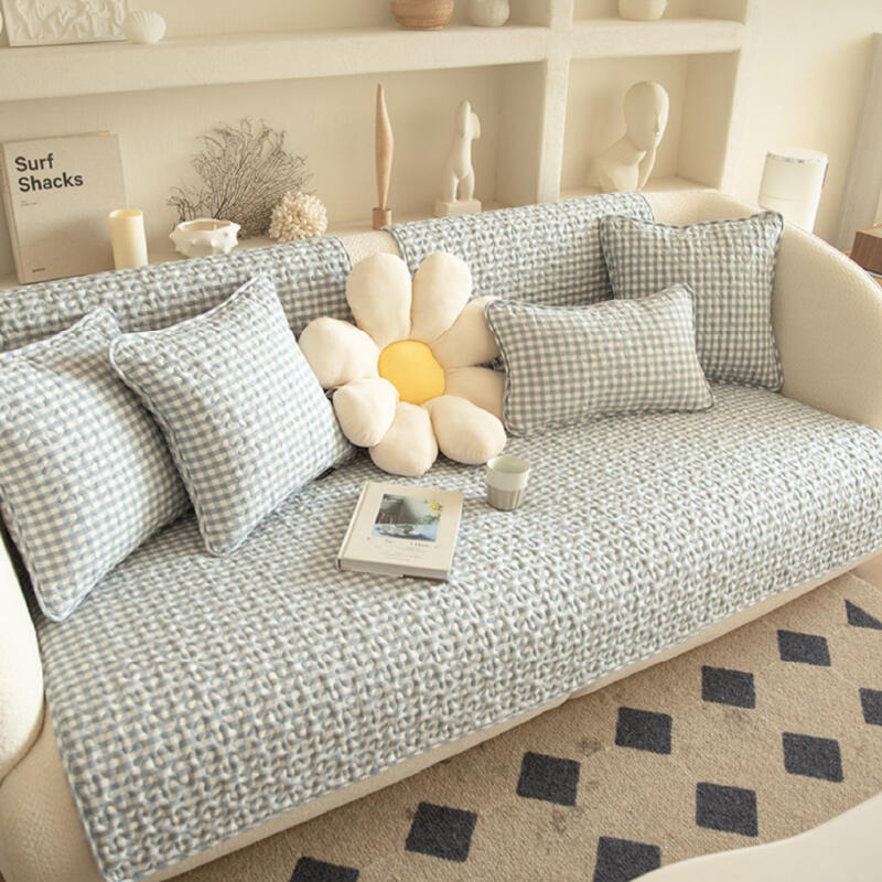 quilting check sofa cover