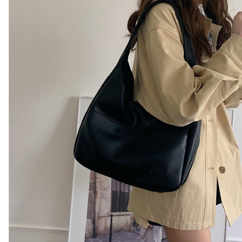 leather square tote bag