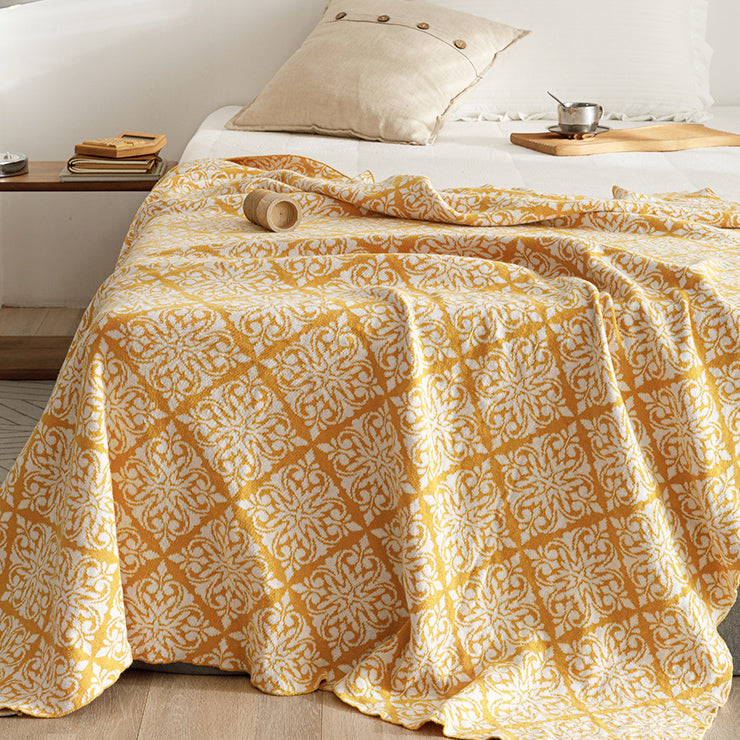 5color ethnic pattern blanket