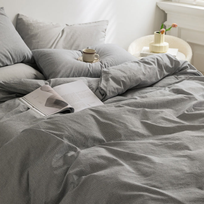 8color pale stripe bedlinen set