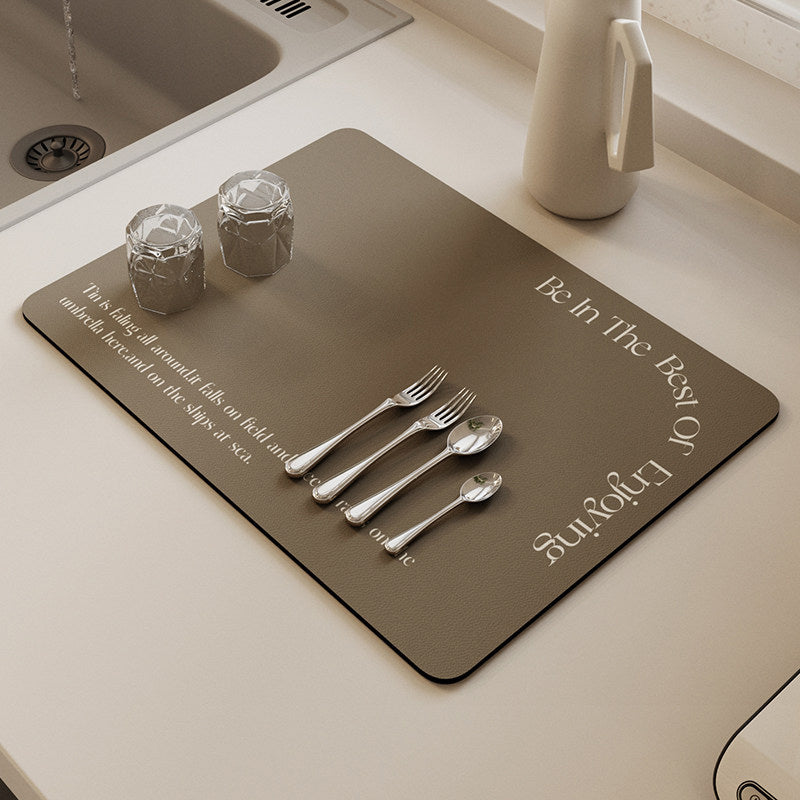 2design water absorption sink mat