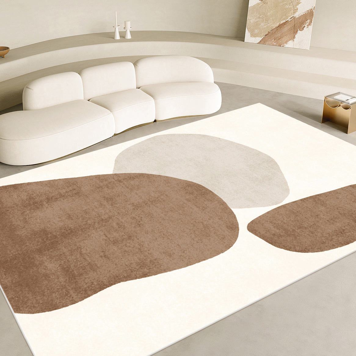 4design coffee color carpet