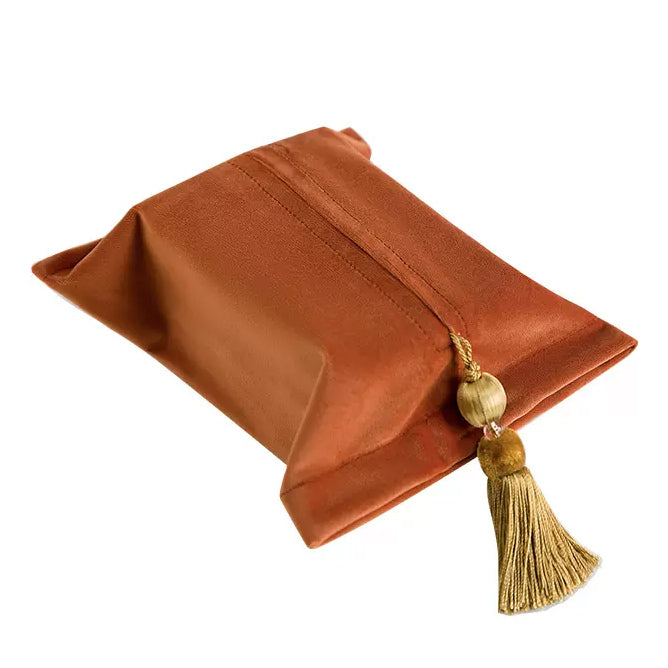 6color velvet tassel tissue case