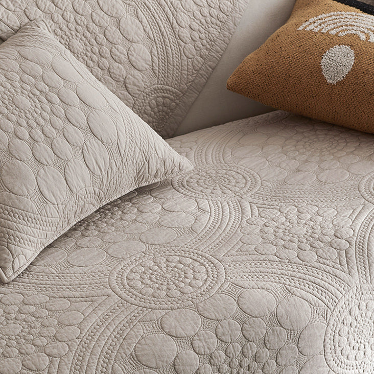 4color dark quilt sofa cover