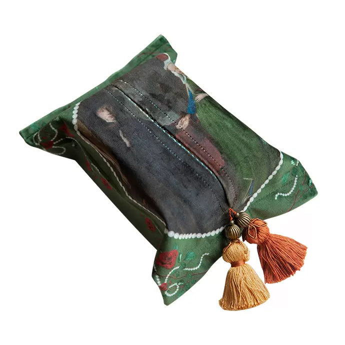 2design european rose art tissue case