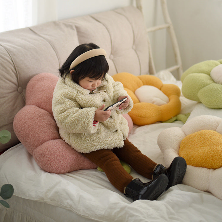 2design 5color big flower cushion