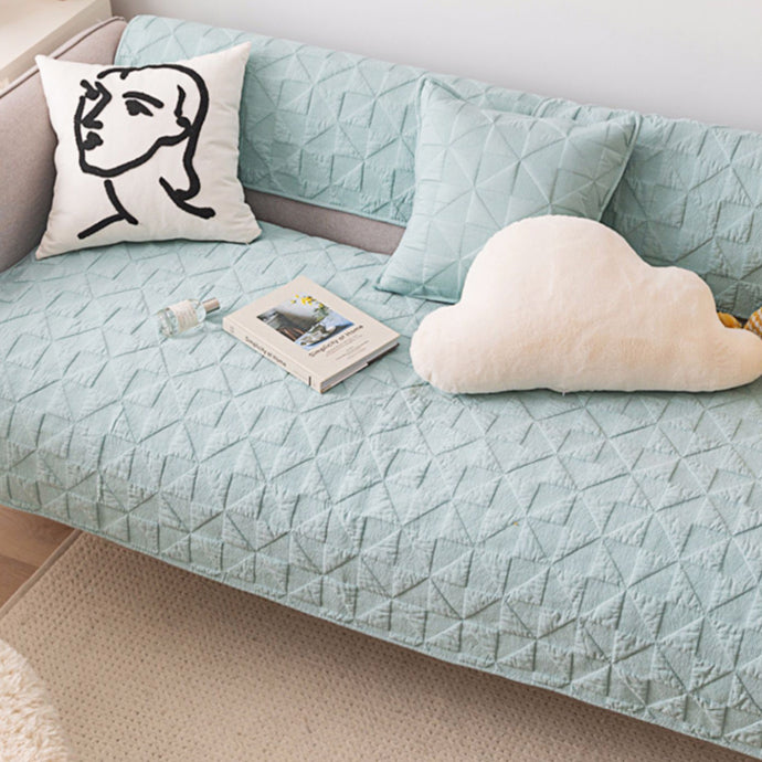 6color triangle quilt sofa cover