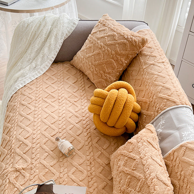 5color cable boa sofa cover