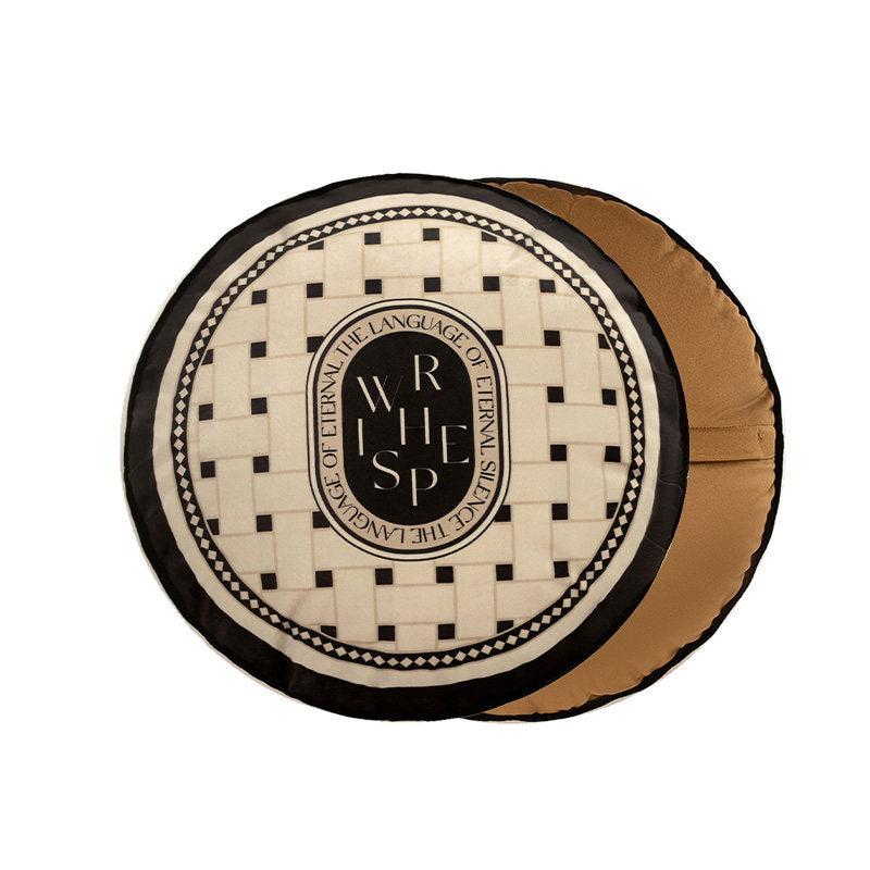 2design brown retro tile cushion
